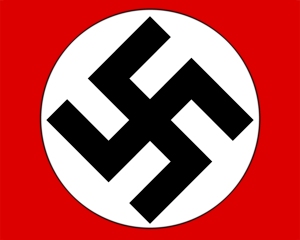 This is the swastika that symbolizes hate.