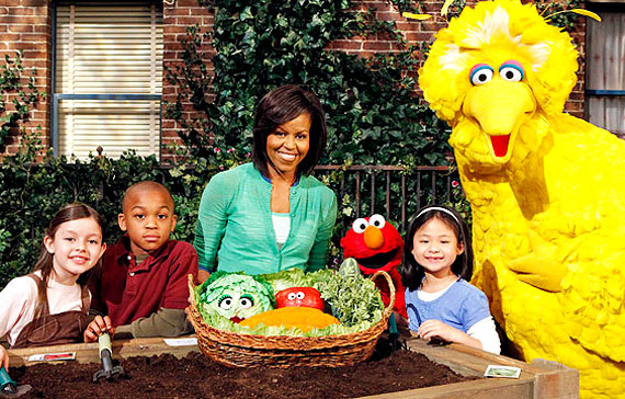 Michelle Obama Sesame Street